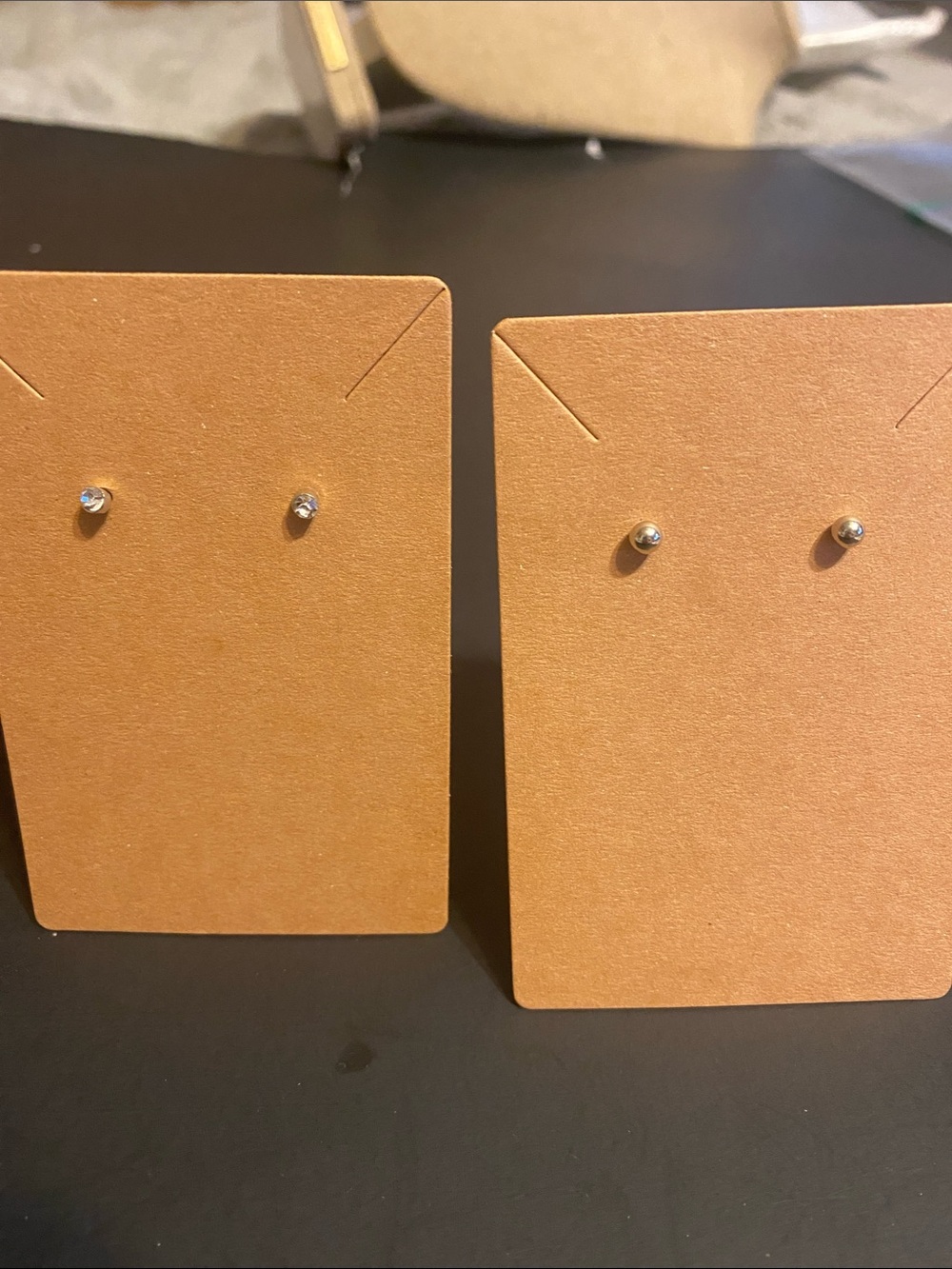 Minimal Silver Stud Earring Set - 2 Pairs